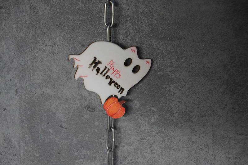 magnes Kotek Halloween dwuczęściowy 5,5x4,5cm 