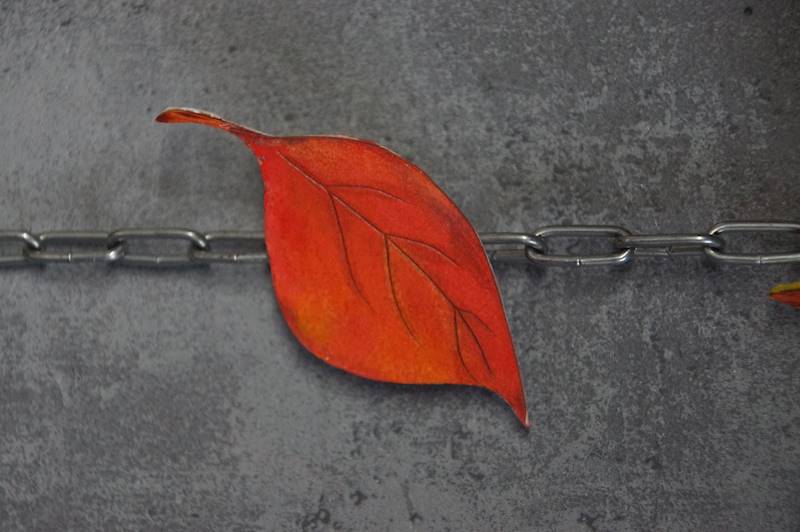 magnes Liść jeścienny 8x3,5cm 