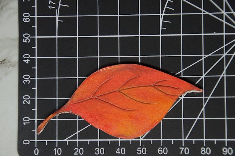 magnes Liść jeścienny 8x3,5cm 