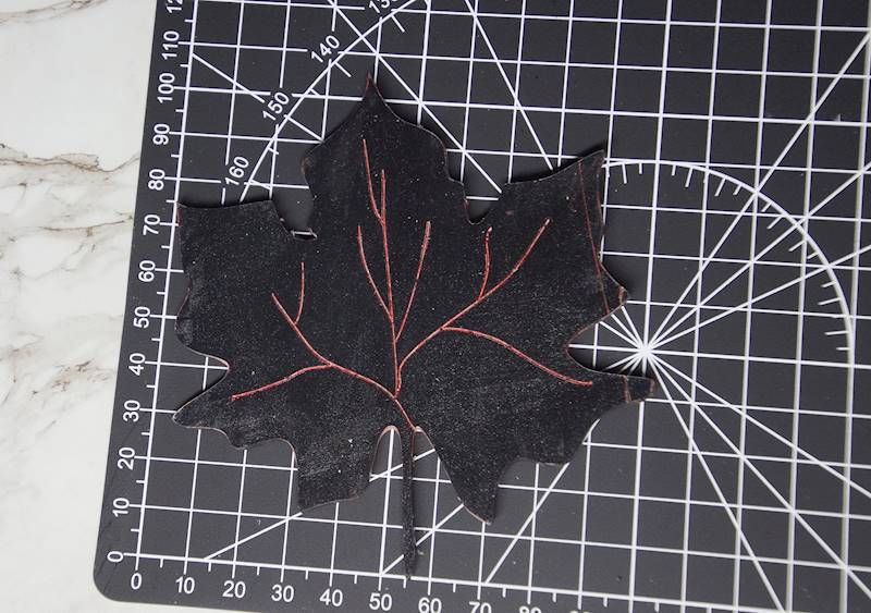 magnes Liść jeścienny klonowy 8x3,5cm 