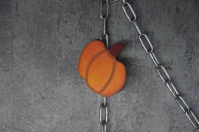 magnes Dynia pomarańczowo-brązowa 5x5cm 