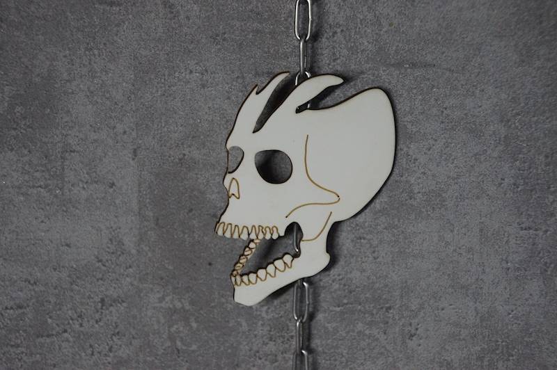 magnes Czaszka 7x9,5cm 