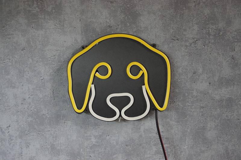 neon Piesek słodki 20x17cm