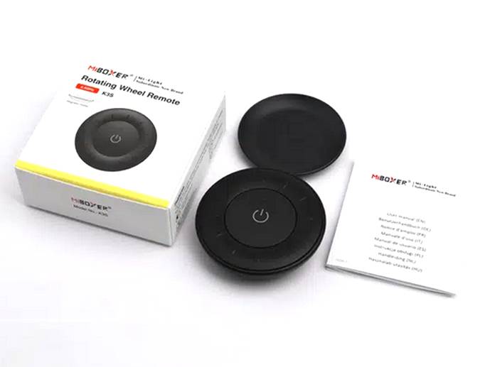 Miboxer panel ścienny mono+ cct czarny bateryjny