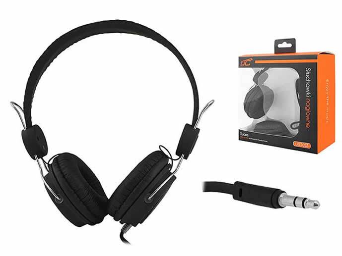 Słuchawki nauszne ltc53 czarne