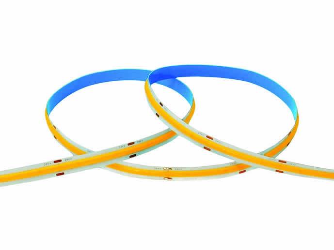 Taśma LEDs COB 24V 10w/m b.ciepły 