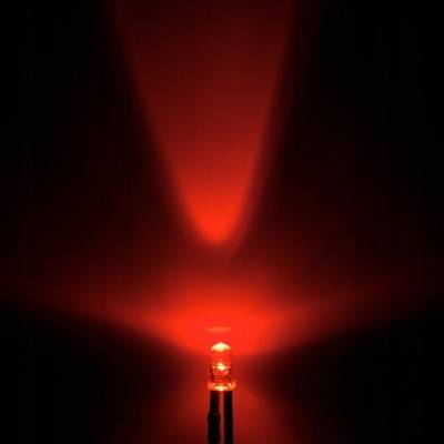 Dioda LED 5mm czerwona 12V clear