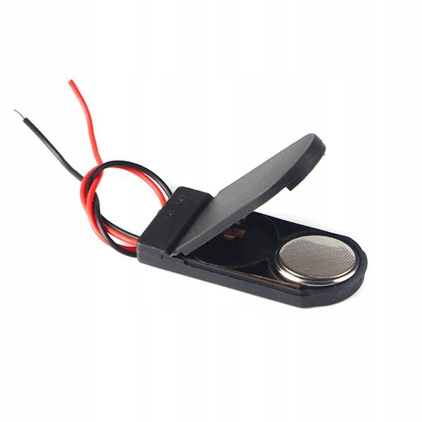 Koszyk na baterie 2xCR2032 z wyłacznikiem