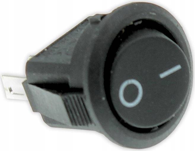 Złącze przłącznik kołyskowy okrągły 3pin 3A/250V c