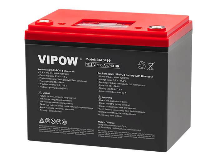 Akumulator żelowy LiFePO4  90ah