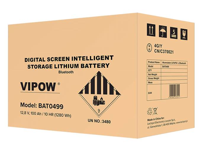 Akumulator żelowy LiFePO4  90ah