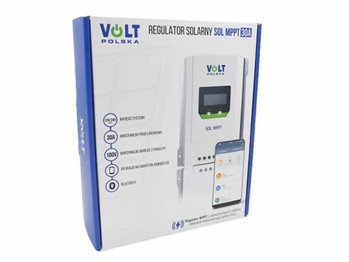 Regulator ładowania MPPT 30A 12V / 24V LCD USB 