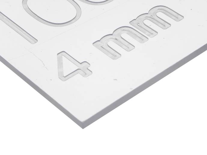 Plyta Poliwęglan przezroczysty 4mm 10x10cm 
