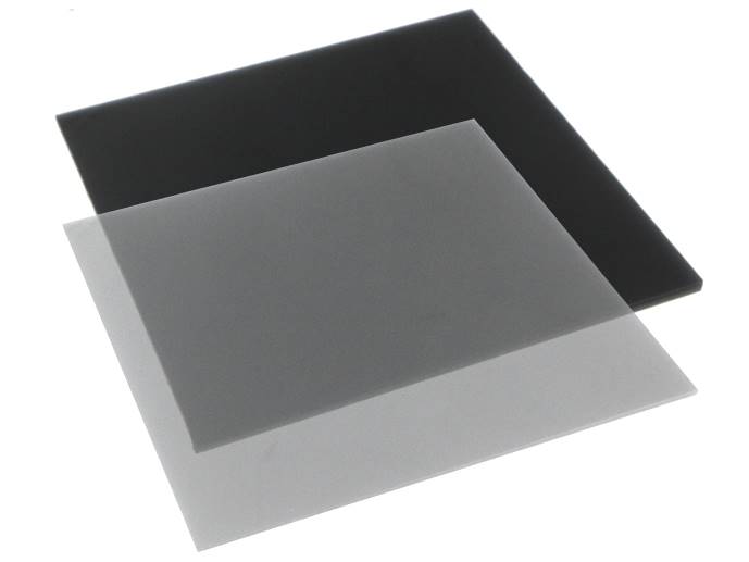 płyta Plexiglass 3mm, black white 10x10cm 
