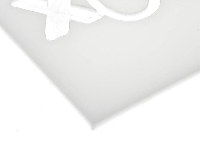 płyta Plexiglass opal 3mm wh02 mleczny 10x10cm