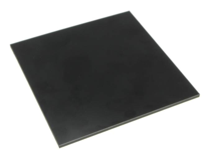 Płyta plabond 3mm czarny/srebrny mat/polys 10x10cm