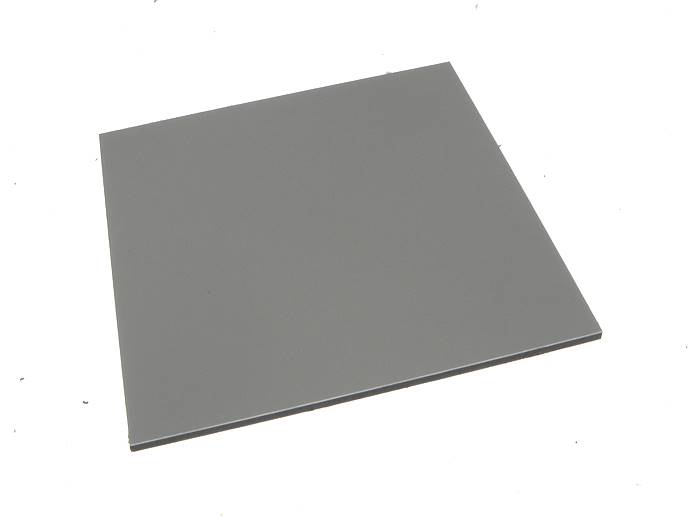 Płyta plabond 3mm biały/srebrny mat/mat 10x10cm