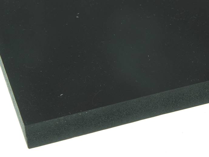Płyta spienione PCV 10 mm czarne 10x10cm
