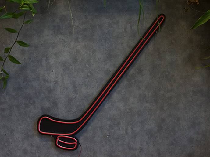 neon Kij Hokejowy 73x100cm zasilacz dopuszkowy
