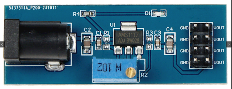 PRZETWORNICA step down PZD-AMS1117-ADJ DC/DC