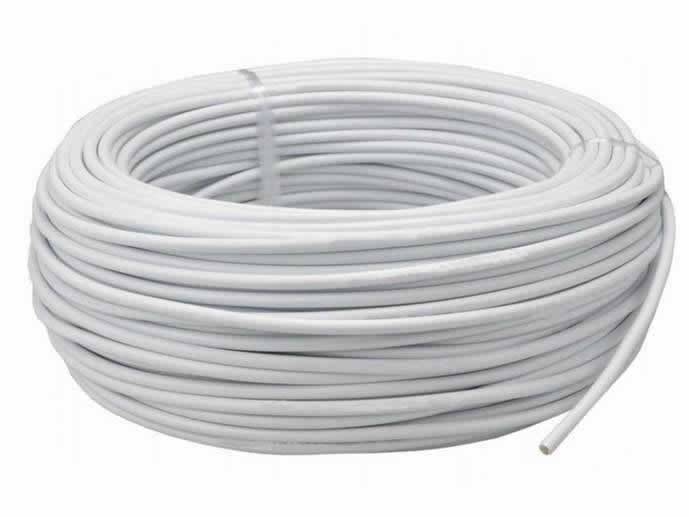 Przewód OMY 2x1,5 biały okrągły linka 1m 300v