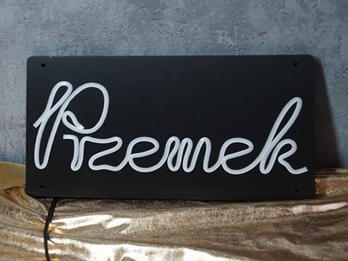 neon przemek 28x15 cm
