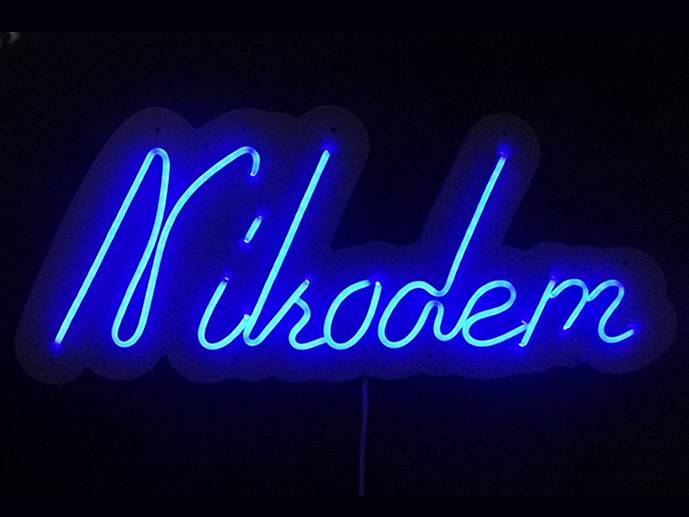 neon Nikodem 55x22cm