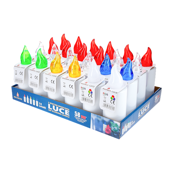 Wkłady świeczki Grande Luce mix