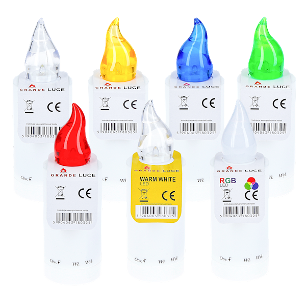 Wkłady świeczki Grande Luce mix