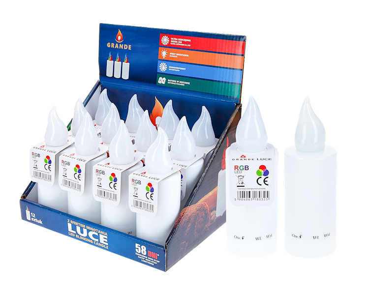 Wkłady świeczki Grande Luce RGB