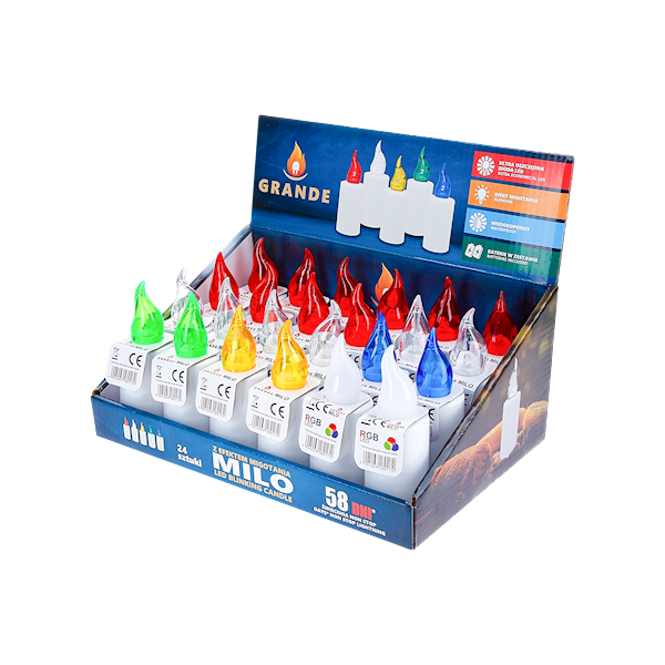 Wkłady świeczki Grande Milo mix