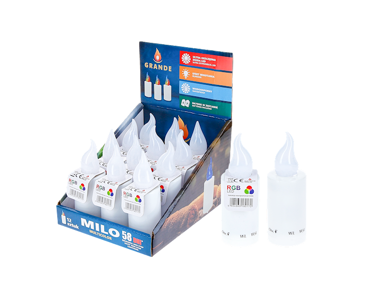 Wkłady świeczki Grande Milo RGB