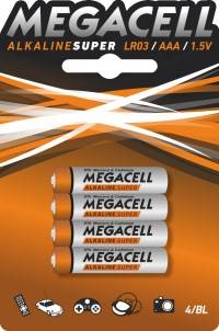 BATERIA MEGACELL LR03 4BL