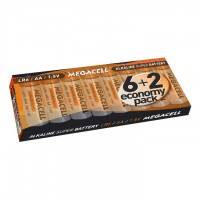 BATERIA MEGACELL LR6 6+2 ECOPACK