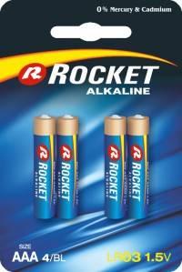 Bateria ROCKET LR03 4BL