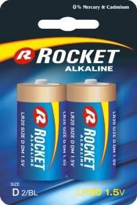 Bateria ROCKET LR20 2BL