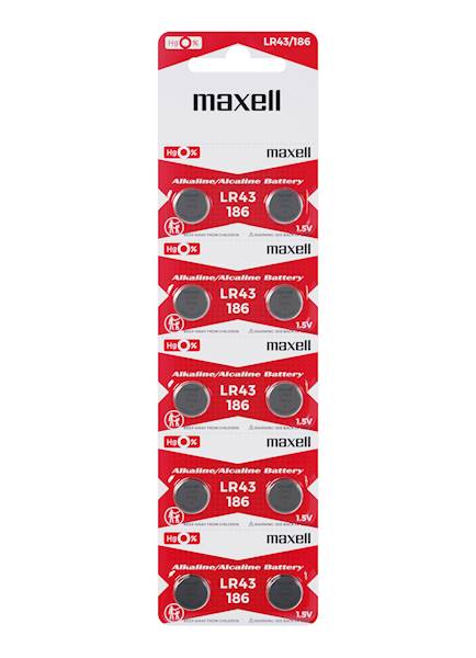 Bateria MAXELL LR43 10B