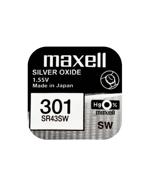 Bateria MAXELL SR 43 SW (301)
