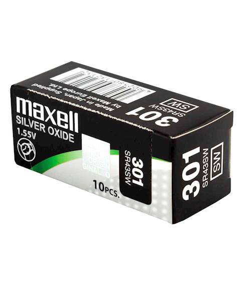 Bateria MAXELL SR 43 SW (301)