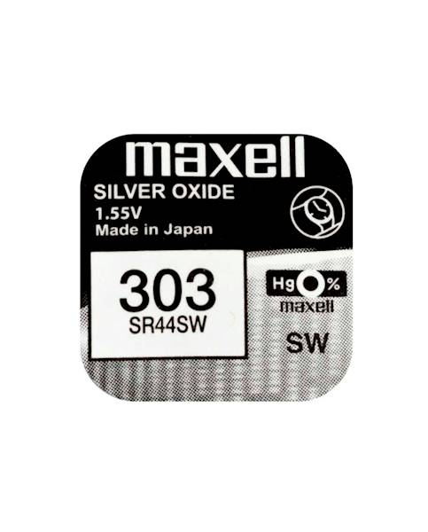 Bateria MAXELL SR 44SW (303)