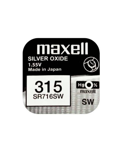 Bateria  MAXELL SR 716 SW (315)