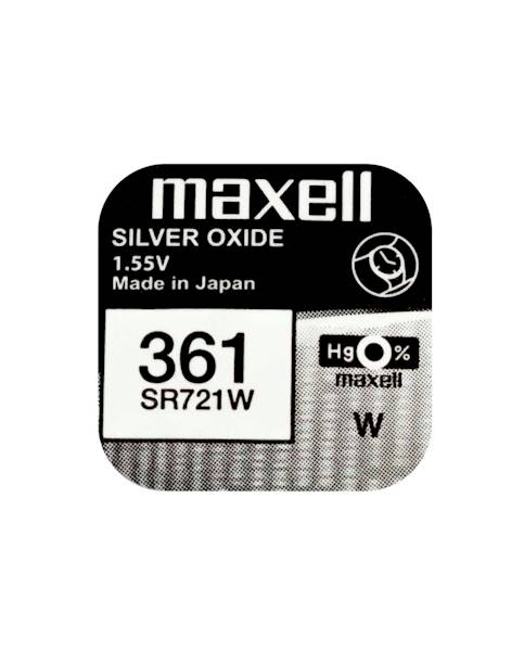Bateria MAXELL SR 721 W ( 361 )