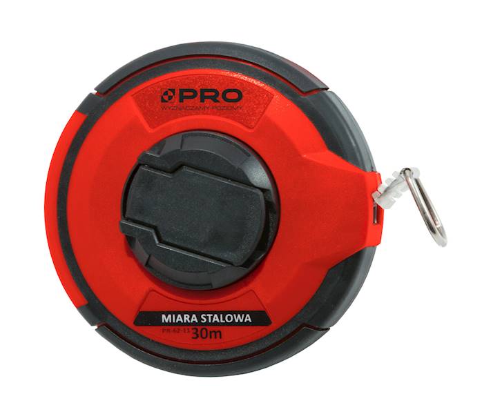 Taśma miernicza stalowa 30 m PR-62-11 PRO