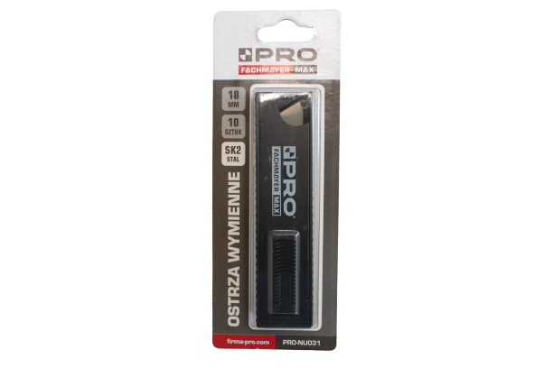 Ostrza wymienne SK2 18 mm 0,5 mm black PRO