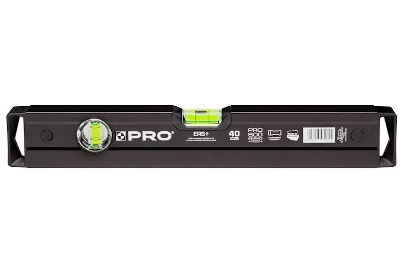 Poziomica 40 cm malowana czarna jednostronnie frezowana PRO800 PRO