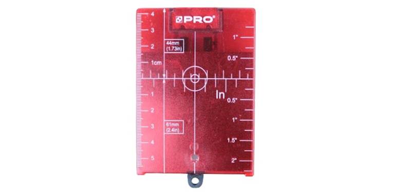 Tarcza celownicza z podpórką i magnesem do laserów czerwonych LT-R105 PRO