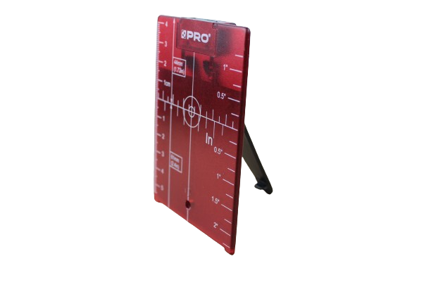 Tarcza celownicza z podpórką i magnesem do laserów czerwonych LT-R105 PRO