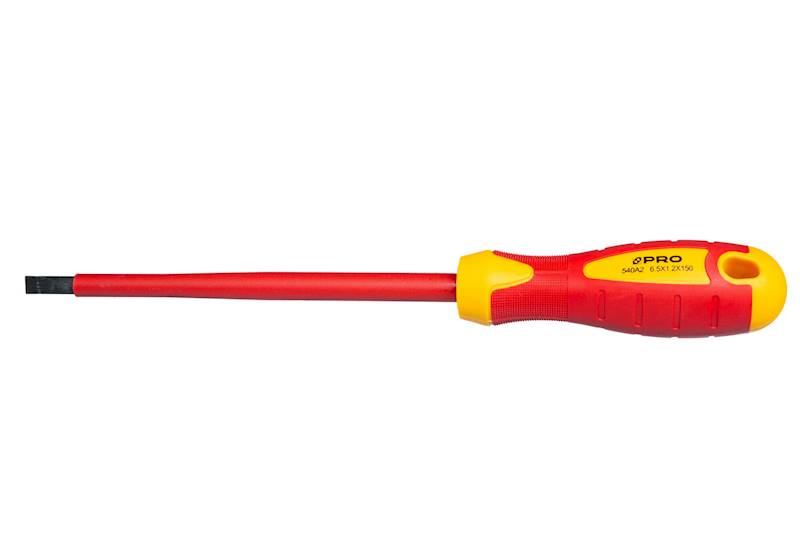 Wkrętak śrubokręt izolowany płaski 6,5 x 150 mm PRO
