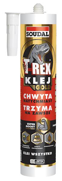 Klej montażowy hybrydowy T-Rex Gold 290 ml SOUDAL