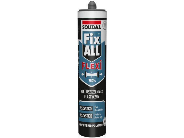 Klej - uszczelniacz hybrydowy Fix ALL Flexi czarny 290 ml SOUDAL
